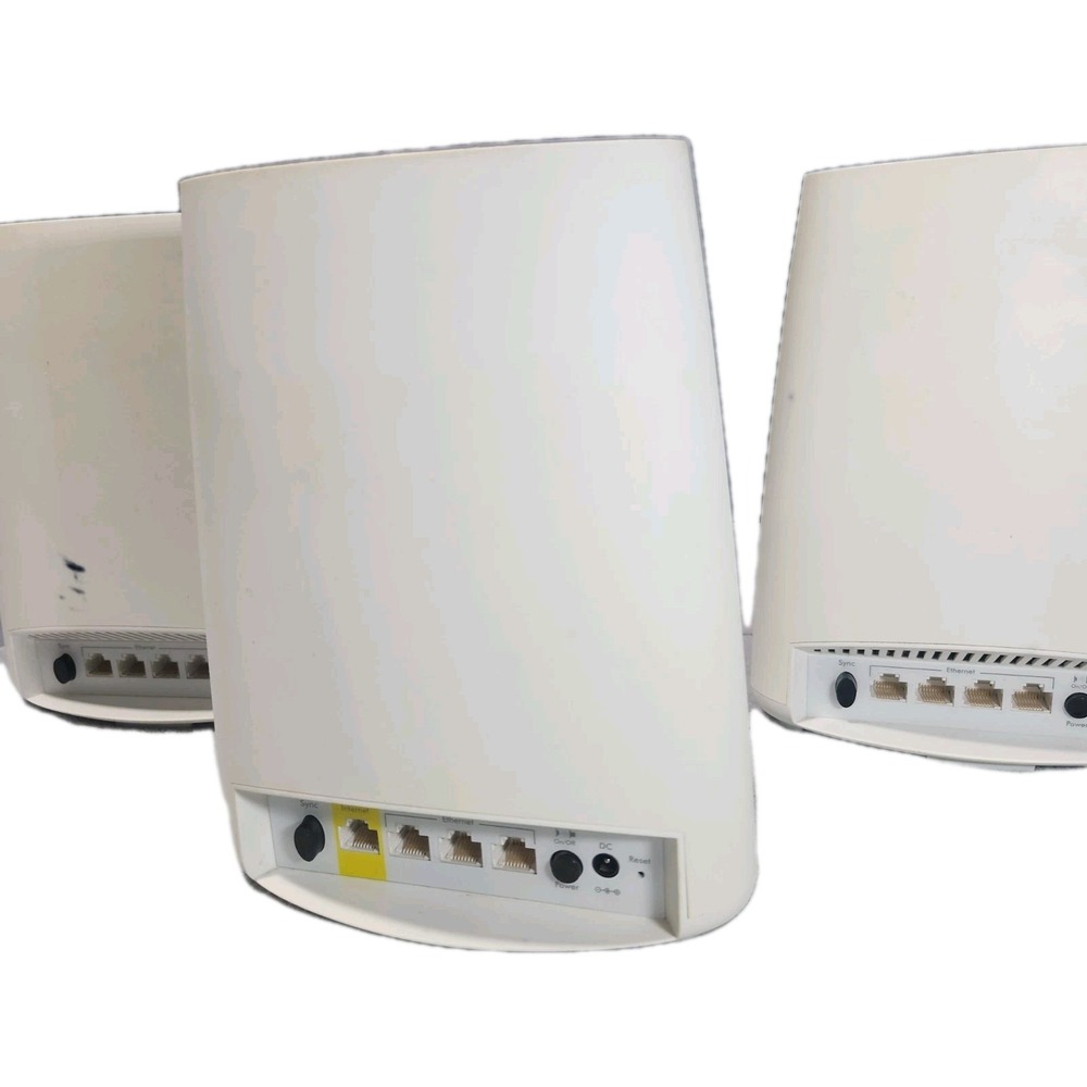 Netgear Orbi Whole Home Mesh WiFi System RBR50 Router & 2 RBS50 Satellites White - Picture 7 of 11